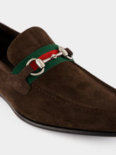 Gucci Brown Suede Como Loafers