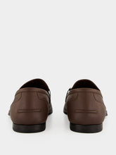 Gucci Brown Leather Como Horsebit Loafers