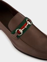 Gucci Brown Leather Como Horsebit Loafers