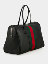 Gucci Black Mega Web Trademark Large Duffle Bag