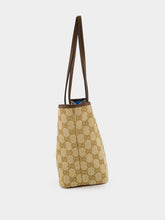 Gucci Sand and Brown GG Canvas Tribeca Small Tote Bag