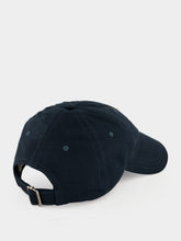 Saint Laurent Green and Ivory Y Varsity Gabardine Cap