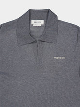 McQueen Grey Wool Short Sleeve Polo