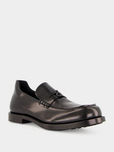 Balenciaga Black Comfy Shiny Calfskin Loafers