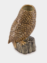 Quail Ceramics Tawny Owl vase