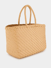 Dragon Diffusion Handwoven Natural Leather Basket Bag