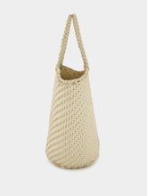 Dragon Diffusion Pearl Myra Woven Leather Basket Bag