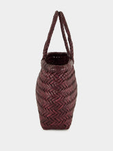 Dragon Diffusion Mini Flat Gora Basket Bag in Plum