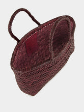 Dragon Diffusion Mini Flat Gora Basket Bag in Plum