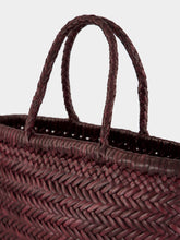 Dragon Diffusion Mini Flat Gora Basket Bag in Plum