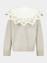 Altuzarra Bone Melange Toro Merino Wool Sweater