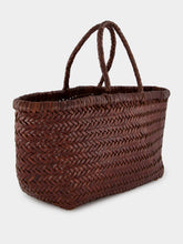 Dragon Diffusion Triple Jump Small Basket Bag in Brown