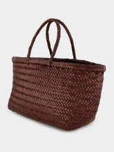Dragon Diffusion Triple Jump Small Basket Bag in Brown