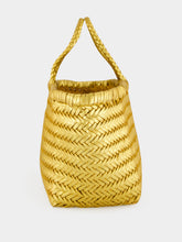 Dragon Diffusion Triple Jump Small Basket Bag in Gold