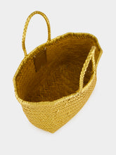 Dragon Diffusion Triple Jump Small Basket Bag in Gold