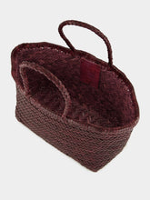 Dragon Diffusion Triple Jump Small Basket Bag in Plum