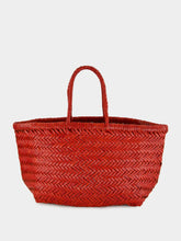 Triple Jump Small Basket Bag in Poppy Red