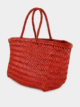 Dragon Diffusion Triple Jump Small Basket Bag in Poppy Red