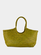 Nantucket Big Basket Bag in Bamboo Green