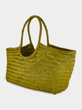 Dragon Diffusion Nantucket Big Basket Bag in Bamboo Green