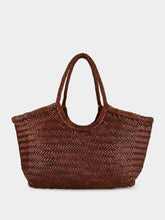 Nantucket Big Basket Bag in Dark Brown