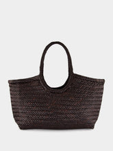 Dragon Diffusion Nantucket Big Dark Brown Woven Tote