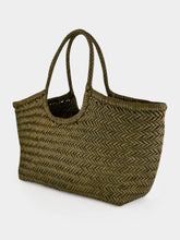 Dragon Diffusion Nantucket Big Woven Tote in Khaki
