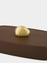 Assouline Brown Pebble Trinket Box