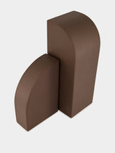 Assouline Brown Left Cubist Bookend