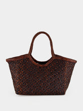 Dragon Diffusion Maori Nantucket Small Brown and Black Woven Tote