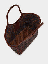 Dragon Diffusion Maori Nantucket Small Brown and Black Woven Tote