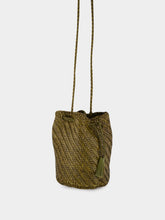 Dragon Diffusion Khaki Pompom Double Jump Hand-Crocheted Bag