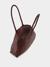 Dragon Diffusion Bordo Santa Croce Big Woven Leather Tote