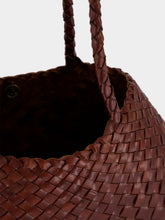 Dragon Diffusion Santa Croce Big Brown Woven Tote