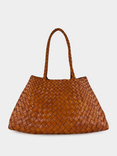 Dragon Diffusion Santa Croce Big Tan Woven Tote