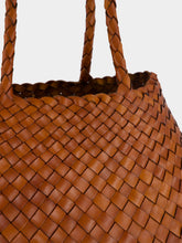 Dragon Diffusion Santa Croce Big Tan Woven Tote