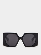 Valentino Garavani Black Vain Bold Sunglasses in Recycled Acetate