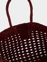 Dragon Diffusion Bordeaux Cannage Kanpur Handwoven Leather Tote
