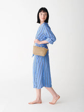 Dragon Diffusion Pearl Minsu Woven Leather Crossbody Bag