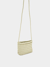 Dragon Diffusion Pearl Minsu Woven Leather Crossbody Bag