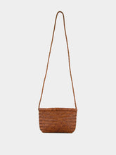 Dragon Diffusion Tan Minsu Woven Leather Crossbody Bag