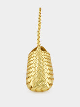 Dragon Diffusion Rosanna Gold Woven Leather Bag