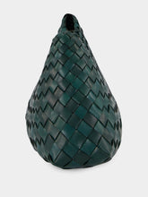 Dragon Diffusion Comporta Forest Woven Leather Clutch