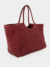 Dragon Diffusion Nantucket Cactus Bordeaux Woven Tote