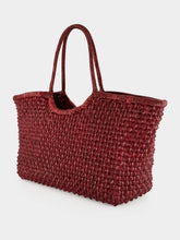 Dragon Diffusion Nantucket Cactus Bordeaux Woven Tote