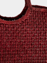 Dragon Diffusion Nantucket Cactus Bordeaux Woven Tote