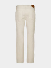 Boglioli Light Beige Straight-Leg Corduroy Jeans