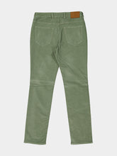 Boglioli Green Straight-Leg Corduroy Jeans