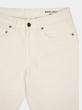 Boglioli Beige Regular Fit Corduroy Trousers