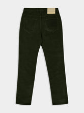 Boglioli Green Regular Fit Corduroy Trousers